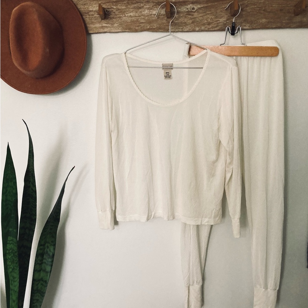 Vintage silk base layers set